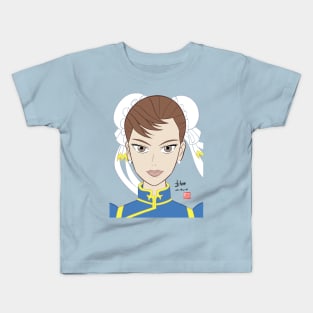 Chun-Li from Street Fighter Kids T-Shirt